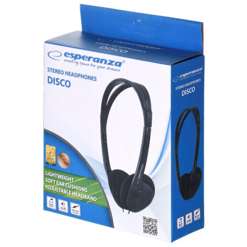 Słuchawki Esperanza Disco EH119 (kolor czarny)-10392672