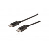 Kabel połączeniowy DisplayPort z zatrzaskami 1080p 60Hz FHD Typ DP/DP M/M czarny 15m-1042051