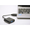 Konwerter/adapter audio-video HDMI do VGA, 1080p FHD, z audio 3.5mm MiniJack-1042236
