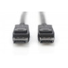 Kabel połączeniowy DisplayPort z zatrzaskami 8K 30Hz UHD Typ DP/DP M/M 1m czarny-1045319