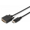 Kabel DisplayPort z zatrzaskiem 1080p 60Hz FHD Typ DP/DVI-D (24+1) M/M 2m-1045341