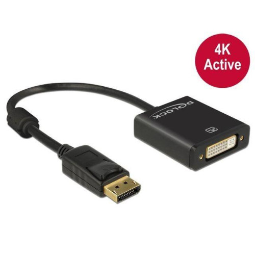 Adapter DisplayPort (M) 1.2->DVI(24+5)(F) 4K Active -1041898