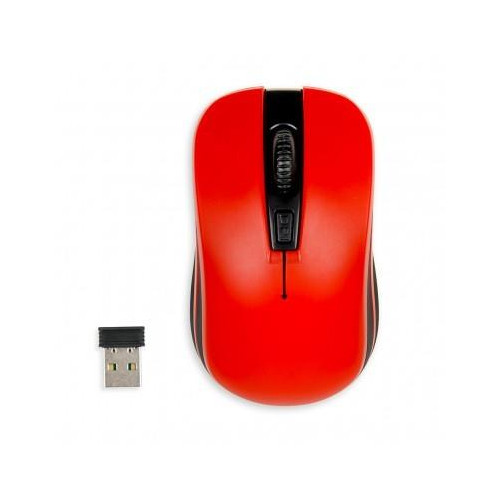 Mysz Loriini Pro optyczna bezprzewodowa Czerwona-1042812