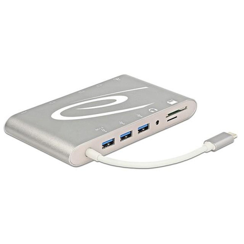 Replikator portów USB-C -> HDMI, 3x USB 3.0, Mic., Audio, LAN + zasilanie -1044039