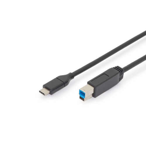 Kabel połączeniowy USB 3.0 SuperSpeed 5Gbps Typ USB C/B M/M Power Delivery czarny 1.8m-1044531