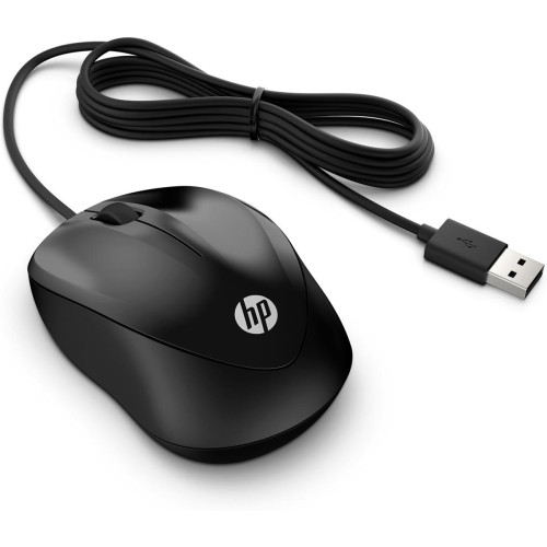 Mysz HP 1000 Wired Optical Mouse with 3 Buttons and 1000 DPI przewodowa czarna 4QM14AA-10471107