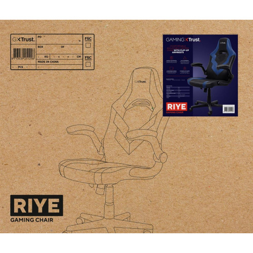 Fotel gamingowy TRUST GXT703B RIYE GAMING CHAIR BLUE-10480438