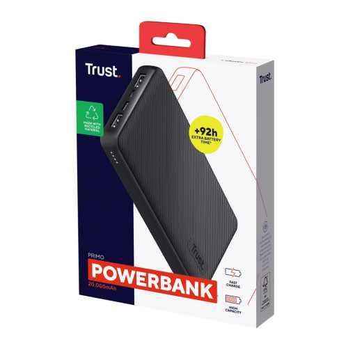 Powerbank TRUST Primo 20000mAh ECO Black-10482373