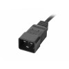 Listwa zasilająca Rack PDU 19 cali 1U 16A 2X C19 8X IEC C13 -1050109