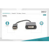 Kabel adapter Displayport z zatrzaskiem 1080p 60Hz FHD Typ DP/DVI-I (24+5) M/Ż czarny 0,15m-10543577