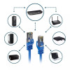 Kabel sieciowy LAN Patchcord CAT.6A S/FTP 5m 10G foliowana skręcona para, miedziany-10544153