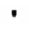 Ładowarka PowerDelivery USB-A USB-C 20W Czarna-10549240