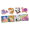 Puzzle drewniane ze zwierzętami Montessori-10550393