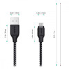 CB-AM2 nylonowy kabel Quick Charge micro USB-USB | 2m | 480 Mbps-10551739