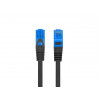 Patchcord kat.6a S/FTP CCA 5.0m Czarny-7816074