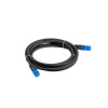 Patchcord kat.6a S/FTP CCA 5.0m Czarny -1056658