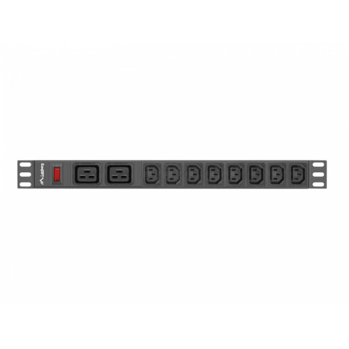 Listwa zasilająca Rack PDU 19 cali 1U 16A 2X C19 8X IEC C13 -1050107