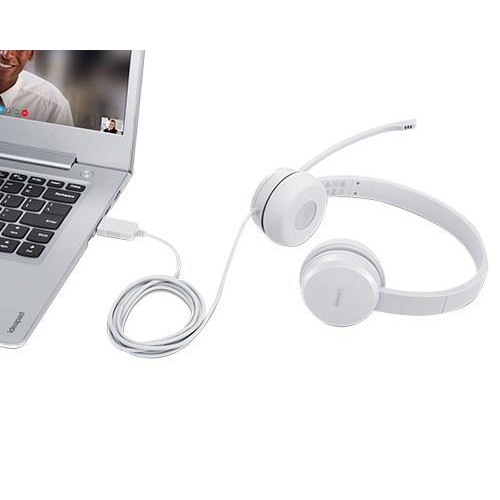 Słuchawki Lenovo 110 USB, jasnoszare-10512512