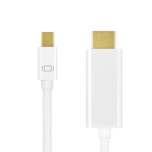 Kabel mini DisplayPort do HDMI,4K, 3m Biały -1051950