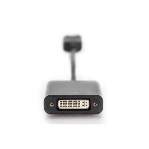 Kabel adapter Displayport z zatrzaskiem 1080p 60Hz FHD Typ DP/DVI-I (24+5) M/Ż czarny 0,15m-10543575