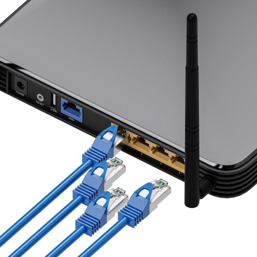 Kabel sieciowy LAN Patchcord CAT.6A S/FTP 5m 10G foliowana skręcona para, miedziany-10544151