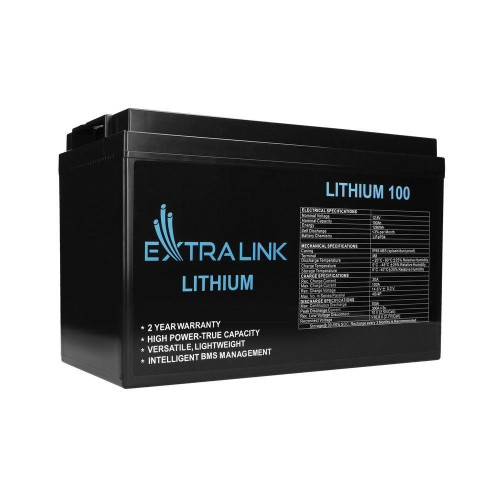 Akumulator LiFePO4 100AH 12.8V BMS EX.30455 -10546209