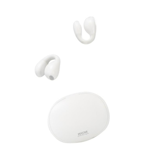 Słuchawki bezprzewodowe VA12 Clip-On - Bluetooth V5.2 TWS z etui ładującym Białe-10547332