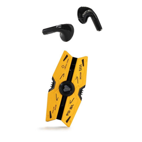 Słuchawki bezprzewodowe VB06 Mecha Series - Bluetooth V5.3 TWS z etui ładującym Żółte-10547344