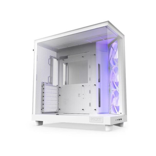 Obudowa H6 Flow RGB z oknem Biała-10548024