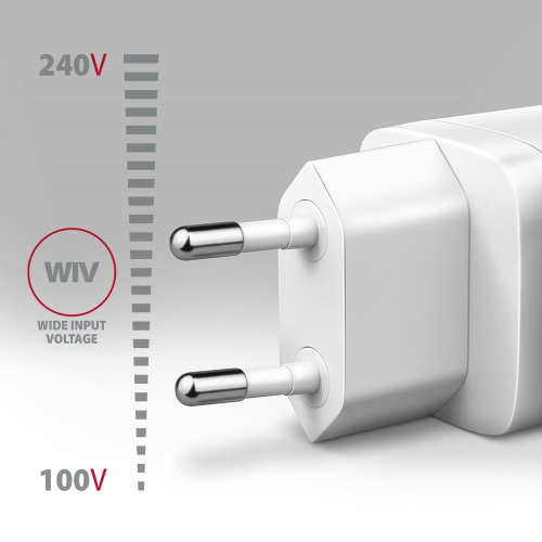 ACU-PQ20W Ładowarka sieciowa 20W QC3.0/AFC/FCP + PD type-C Biała-10548480