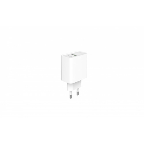 Ładowarka PowerDelivery USB-A USB-C 20W Biała-10549255
