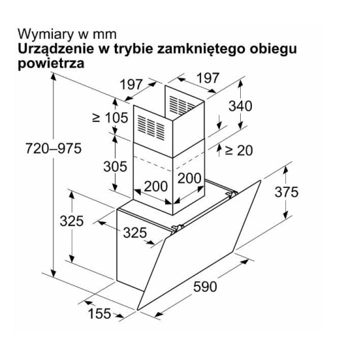 Okap DWK65DK20 biały-10549807