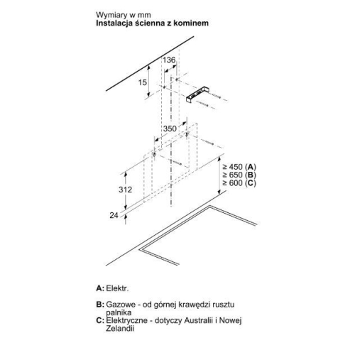 Okap DWK65DK20 biały-10549810