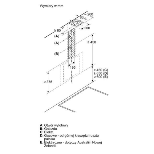 Okap DWK65DK20 biały-10549811
