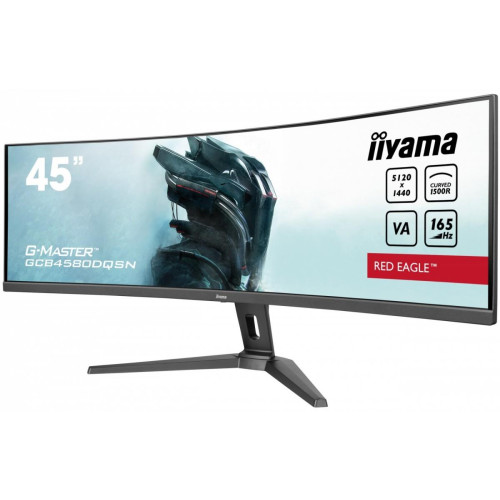 Monitor 45 cali G-Master GCB4580DQSN-B1, VA,DQHD,165HZ,USB-C-DOCK,RJ45,32:9, 1500R,450cd/m2,3000:1,0.8ms,3xUSB,2xHDMI,1