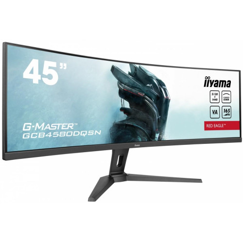 Monitor 45 cali G-Master GCB4580DQSN-B1, VA,DQHD,165HZ,USB-C-DOCK,RJ45,32:9, 1500R,450cd/m2,3000:1,0.8ms,3xUSB,2xHDMI,1