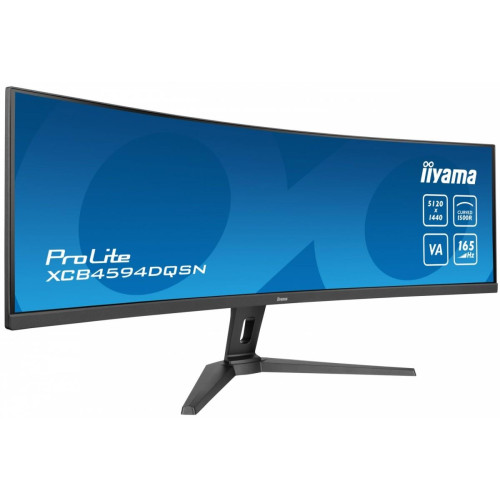 Monitor 44.5 cala XCB4594DQSN-B1 VA,DQHD,165HZ,USB-C-DOCK,RJ45,32:9,1500R,450cd/m2,3000:1,0.8ms,3xUSB,2xHDMI,1xDP,2x3W,P