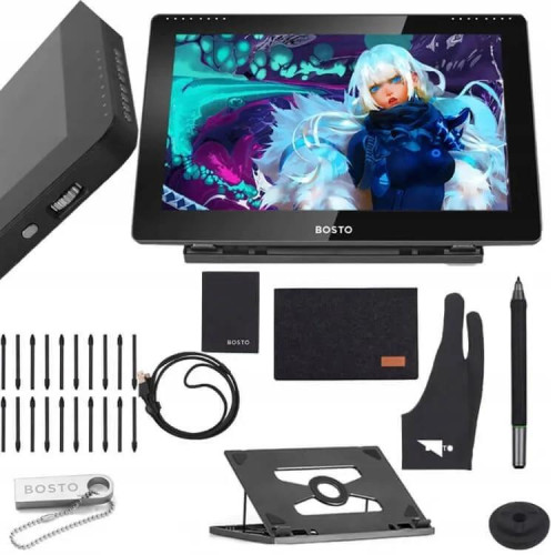 Tablet graficzny BT-16HDK 1920x1080 FHD z przyciskami-10550845