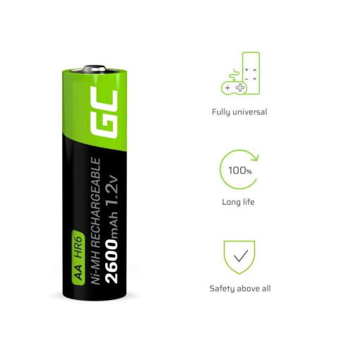 Akumulatorki paluszki AA R6 2600mAh 16 sztuk-10552127