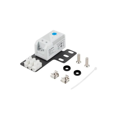  Termostat zamykający AK-1505-S 10A Do szaf z uchem montażowym i kostką elektryczną Szary-1055351