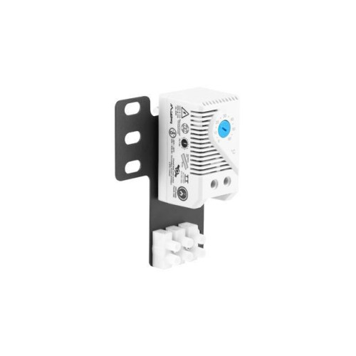  Termostat zamykający AK-1505-S 10A Do szaf z uchem montażowym i kostką elektryczną Szary-1055352