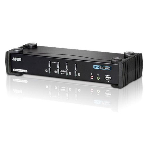 Przełącznik 4-Port USB DVI Dual lin k/Audio KVMP CS1784A-1057424