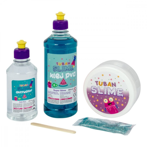 Masa plastyczna Zestaw super slime - Arbuz XL-1057627