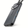 HMC-5H8K Wieloportowy hub 2x USB-A, 1x USB-C, 8K HDMI, USB 3.2 Gen 1 hub, PD 100W, 15cm USB-C kabel-10160372