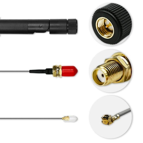 Antena Wi-Fi 2.4/2.5GHz | 5.1/5.8GHz | 5dBi | dookólna | wewnętrzna-10634004