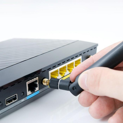 Antena Wi-Fi 2.4/2.5GHz | 5.1/5.8GHz | 5dBi | dookólna | wewnętrzna-10634007