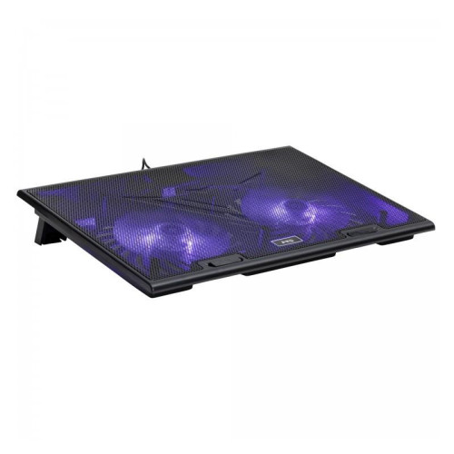 Podstawka chłodząca MS COOL D105 LED 2X USB Czarna