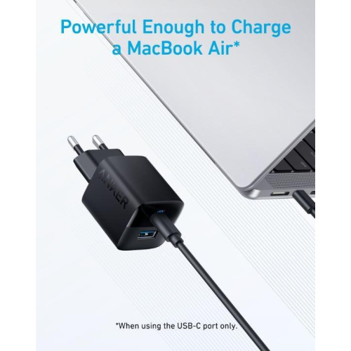 Ładowarka sieciowa 323 33W 1xUSB-A 1xUSB-C czarna-10634550