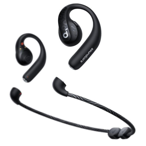 Słuchawki nauszne Soundcore AeroFit Pro Czarne-10634721