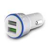 Ładowarka samochodowa do smartfona SAVIO Quick Charge 3.0 SA-06/W (2400 mA, 3000 mA; USB)-1074857